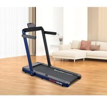 Walke Run Pro 120 kg Kapasiteli Motorlu Katlanabilir Koşu Bandı Mavi
