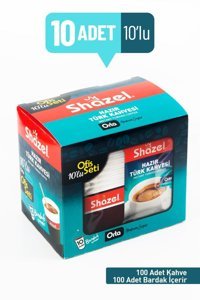 Shazel Sade Orta Kavrulmuş Türk Kahvesi 10x9 gr