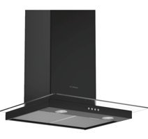 Bosch DWG66CD60T 250 W 700 m3/h 598 mm Cam Bacalı Duvar Tipi Damlumbaz Siyah
