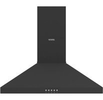 Vestel AD-60030 S 297 m3/h 60 cm Paslanmaz Çelik Karbon Filtreli Bacalı Duvar Tipi Damlumbaz Siyah