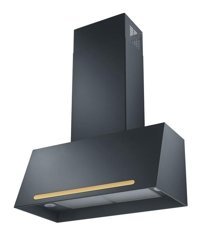 Franke Classicline FCL 70 GF 270 W 560 m3/h 70 cm Metal Bacalı Duvar Tipi Damlumbaz Siyah