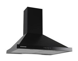 Hoover HECH 616 B 620 m3/h 60 cm Cam Bacasız Duvar Tipi Damlumbaz Siyah