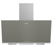Arçelik ADE 906 G 623 m3/h 90 cm Cam Karbon Filtreli Bacasız Duvar Tipi Damlumbaz Gri