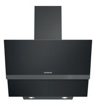 Siemens LC65KAJ30T 210 W 638 m3/h 60 cm Cam Bacalı Duvar Tipi Damlumbaz Siyah