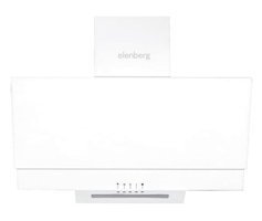 Elenberg ELB-17W 190 W 450 m3/h 600 mm Cam Karbon Filtreli Bacalı Duvar Tipi Damlumbaz Beyaz