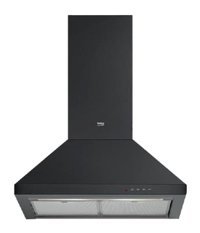 Beko Adp 61420 S 400 m3/h 60 cm Karbon Filtreli Bacasız Duvar Tipi Damlumbaz Siyah
