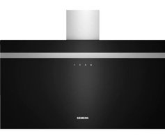 Siemens LC95FCJ60T 165 W 649 m3/h 90 cm Cam Bacalı Duvar Tipi Damlumbaz Siyah