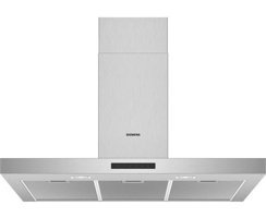 Siemens LC97BBM50T 250 W 750 m3/h 90 cm Paslanmaz Çelik Bacalı Duvar Tipi Damlumbaz Gri
