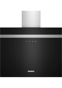 Siemens LC65FCJ60T 165 W 649 m3/h 60 cm Cam Bacalı Duvar Tipi Damlumbaz Siyah