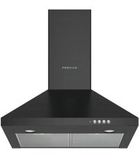 Profilo DVP6C461 125 W 380 m3/h 60 cm Paslanmaz Çelik Bacalı Duvar Tipi Damlumbaz Siyah