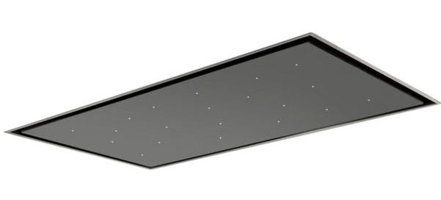 Silverline 4260 Night 290 W 786 m3/h 123 cm Cam Karbon Filtreli Bacasız Tavan Tipi Damlumbaz Siyah