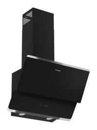 Silverline 3490 Oslo 131 W 418 m3/h 59.6 cm Cam Karbon Filtreli Bacalı Duvar Tipi Damlumbaz Siyah