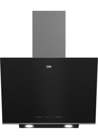 Beko BDE 6060 S 631 m3/h 60 cm Cam Karbon Filtreli Bacasız Duvar Tipi Damlumbaz Siyah