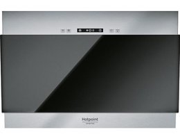 Hotpoint/Ariston HHVP 6.4F AL K 170 W 400 m3/h 60 cm Cam Karbon Filtreli Bacasız Duvar Tipi Damlumbaz Siyah