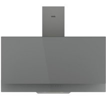 Vestel AD-93320 G 640 m3/h 90 cm Cam Karbon Filtreli Bacalı Duvar Tipi Damlumbaz Gri