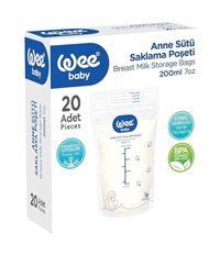 Wee Baby Süt Saklama Poşeti 20'li