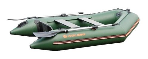 Kolibri Km 245D 2.45 m Ahşap Tabanlı 2 Kişilik Şişme Bot Yeşil