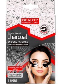 Beauty Formulas Kömürlü Göz Çevresi Jel Göz Maskesi 6 Adet