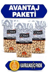 Gürsoy Yeni Mahsül Katkısız Ve Doğal Tane Kavrulmuş Fındık İçi 750 gr