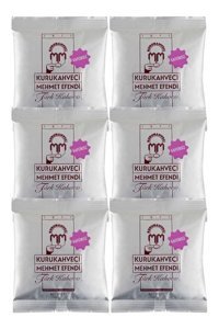 Kurukahveci Mehmet Efendi Sade Orta Kavrulmuş Türk Kahvesi 6x50 gr