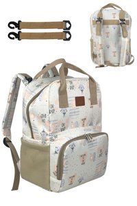 Stylo World Su Geçirmez Fermuarlı Bebek Sırt Çantası Çok Renkli
