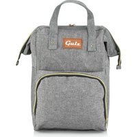 Gulz Nami Su Geçirmez Fermuarlı Polyester Bebek Sırt Çantası Açık Gri