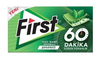 First 60 Dakika Yeşil Naneli Sakız 4 Adet