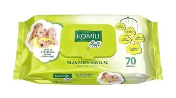 Komili Soft 70 Yaprak Islak Bebek Havlusu