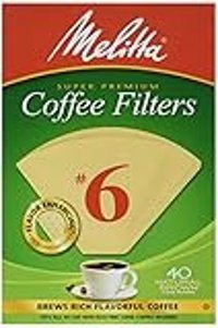 Melitta 6 Numara Filtre Kahve Kağıdı 40'lı