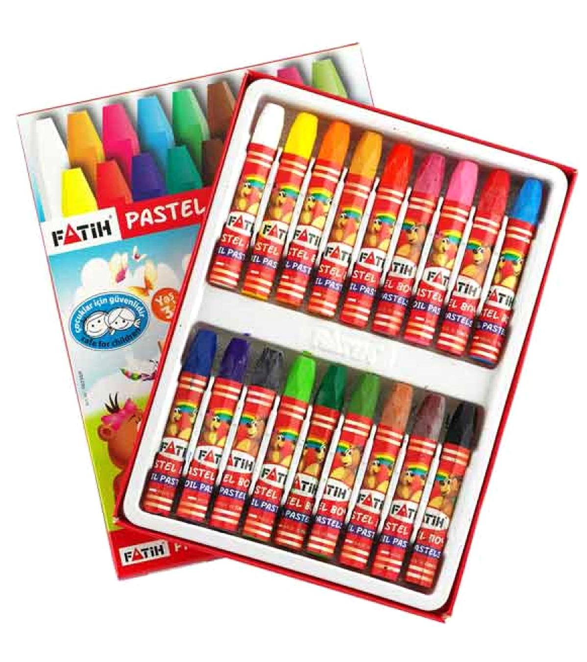Fatih 18'li Yağlı Pastel Boya Seti