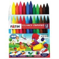 Fatih Polimer Crayons 12'li Mum Pastel Boya Seti
