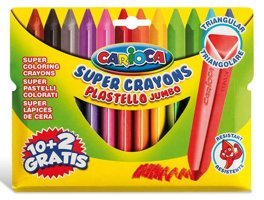 Carioca Super Crayons 12'li Kalem Pastel Boya Seti