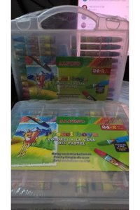 Alpino Çantalı 24'lü Yağlı Pastel Boya Seti