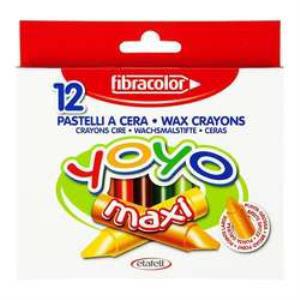 Fibracolor 12'li Mum Pastel Boya Seti