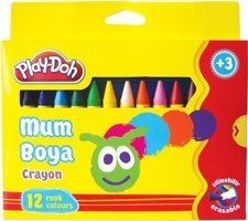 Play-Doh 12'li Mum Pastel Boya Seti