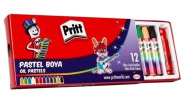 Pritt 12'li Yağlı Pastel Boya Seti