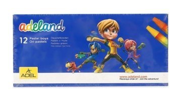 Adeland 12'li Yağlı Pastel Boya Seti