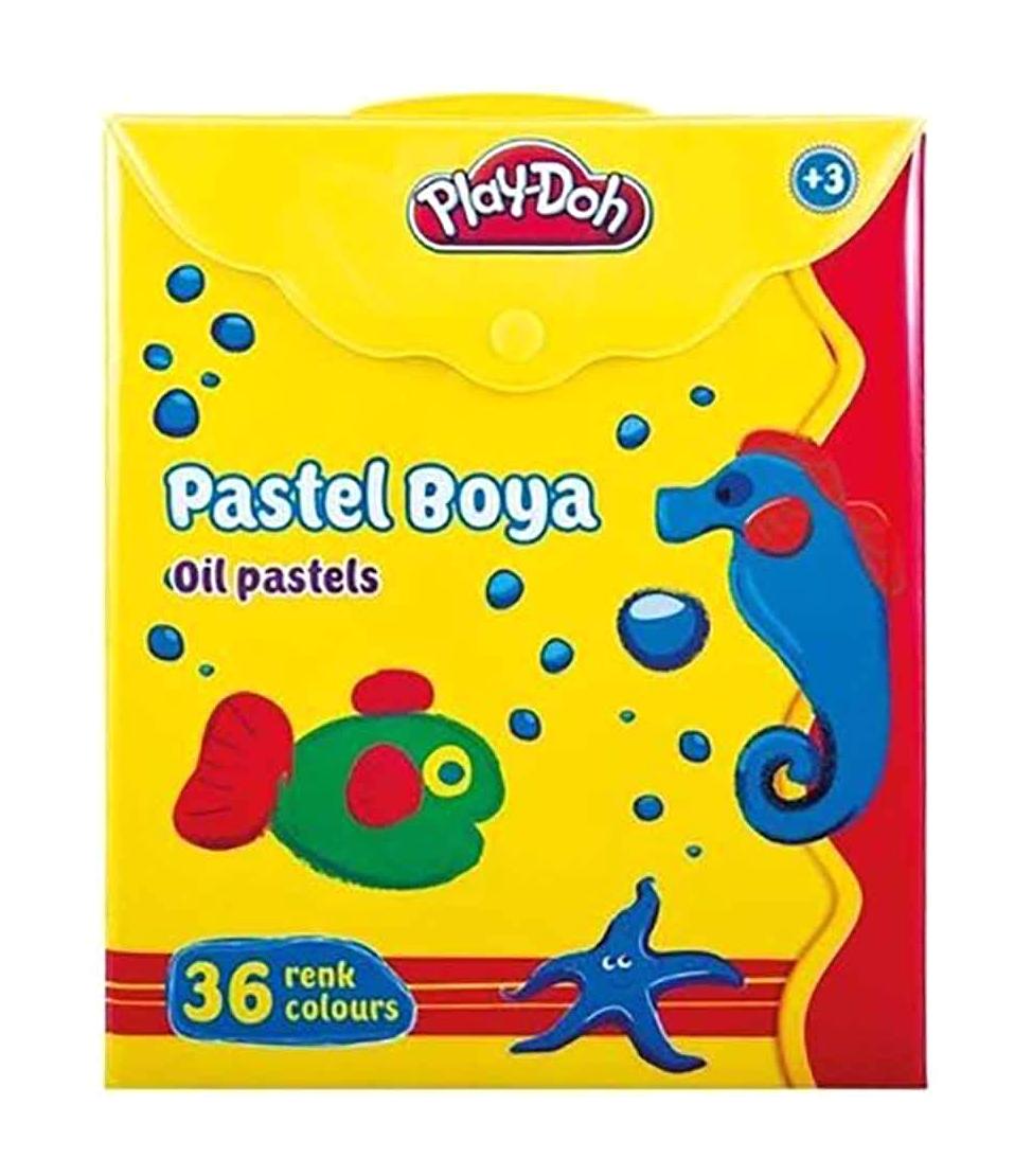 Play-Doh Çantalı 36'lı Yağlı Pastel Boya Seti