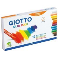 Giotto Olio Maxi 12'li Yağlı Pastel Boya Seti
