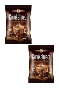 Kurukahveci Hacı Burhan Efendi Sade Orta Kavrulmuş Türk Kahvesi 2x100 gr