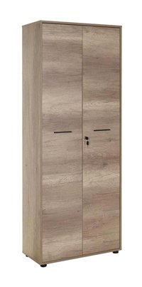 Adore Mobilya 2 Bölmeli 5 Raflı Suntalam 187 cm Ceviz Kitaplık