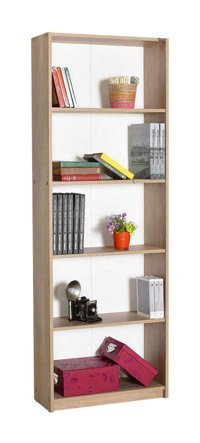 Adore Mobilya 5 Raflı Suntalam 182 cm Kahverengi Kitaplık
