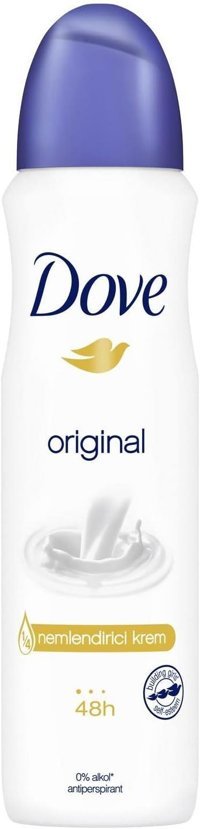 Dove Original Pudralı Ter Önleyici Sprey Kadın 150 ml