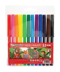 FixPoint Keçeli Kalem 12 Renk Pastel Boya