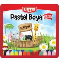 Lets Çantalı Köşeli 24'lü Lk24 Pastel Boya