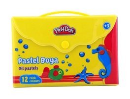 Play-Doh Pa005 12 Renk Çantalı Pastel Boya