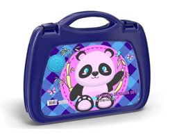 Coral High Kız Çocuk Sevimli Panda Boyama Seti 43'lü Pastel Boya