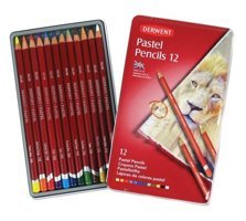 Derwent 12'li Teneke Kutu Pastel Boya