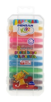 Pensan 12 Renk Pratik Kutulu 99967 9671 Pastel Boya
