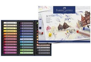 Faber-Castell Soft Pastels, Toz Pastel Set 36 Renk Pastel Boya